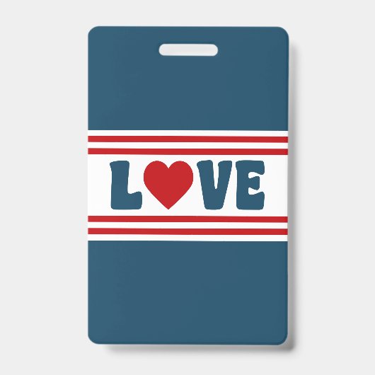 ラブデザイン バッジ (正面)