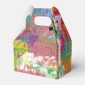 ラブデジタ絵画ルのアファンキールユニークト切り妻パーティー フェイバーボックス (裏面サイド)