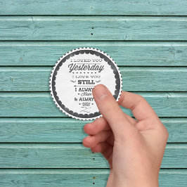 ラブデーポエムステッカー ラウンドシール