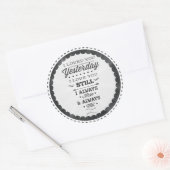 ラブデーポエムステッカー ラウンドシール (封筒)