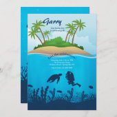 ラブトゥスキューバ招待状 招待状 (正面/裏面)