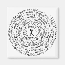 ラブトゥトレーニング – クロスフィットインスパイアデザイン マグネット