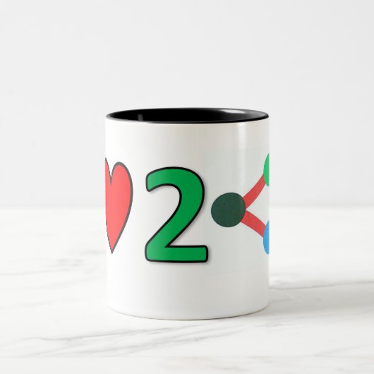 ラブトゥ共有マグ ツートーンマグカップ (中央)