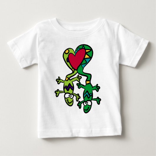 ラブトカゲ ベビーTシャツ (正面)