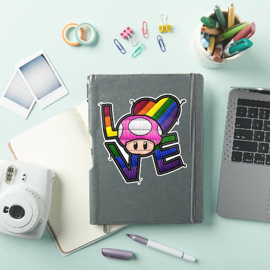 ラブトッド – Rainbow シール (iPadカバー)