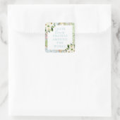 ラブトラベル – 世界のフローラマップ スクエアシール (バッグ)