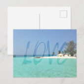 ラブトランスペアレントホワイトグラフィティ ポストカード (正面/裏面)