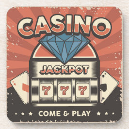 ラブトランプのポーカージャックポット コースター