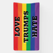 ラブトランプスヘイト 横断幕 (縦)