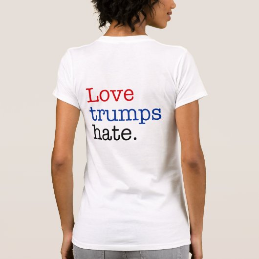 ラブトランプスヘイト Tシャツ (裏面)