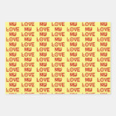 ラブトリオ ラッピングペーパーシート (正面)