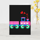 ラブトレイン バレンタインデー - 列車運行管理者 カード (黄色い花)