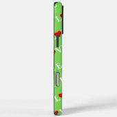 ラブトレンドライムグリーンモダンエレガント Case-Mate iPhoneケース (裏面 / 右)