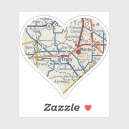 ラブトレーシーCAヴィンテージマップ シール