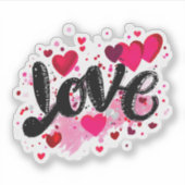 ラブドゥルアートバレンタイン シール (正面)