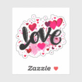 ラブドゥルアートバレンタイン シール (シート)