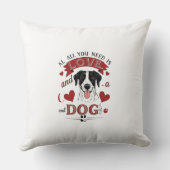 ラブドッグ枕 クッション (裏面)