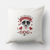 ラブドッグ枕 クッション (正面)
