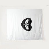 ラブドラゴンフライ子シンプルどもミニマル愛ドラッグ タペストリー (正面(横))