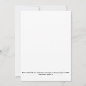 ラブドヴ招待状-オリジナルアート 招待状 (裏面)