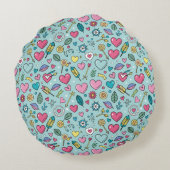 ラブドードルタペストリー ラウンドクッション (裏面)