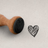 ラブドードルハートサインパンチカードロイヤリティカード ラバースタンプ