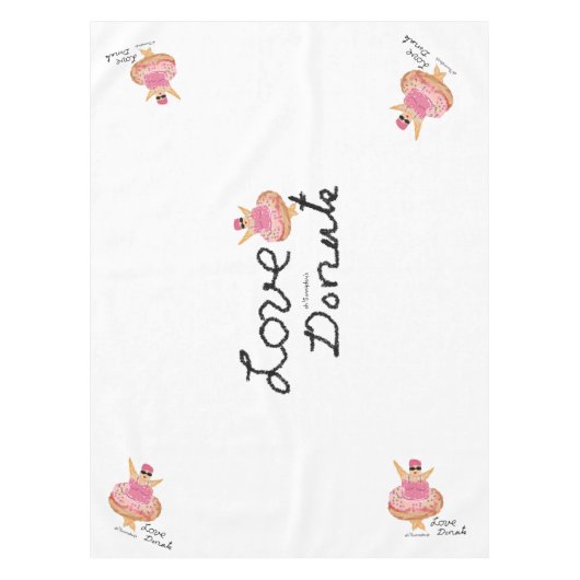 ラブドーナツ テーブルクロス (正面)