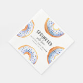 ラブドーナベビーシャワーを浴びる スタンダードランチョンナプキン (角)