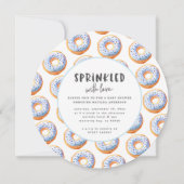 ラブドーナベビーシャワーを浴びる 案内状 (裏面)