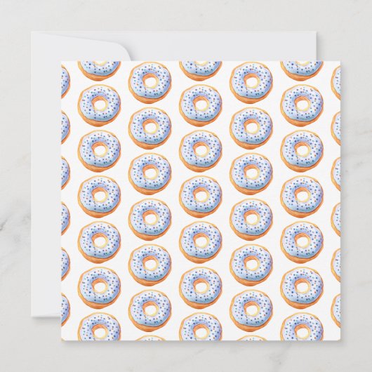 ラブドーナベビーシャワーを浴びる 案内状 (裏面)