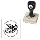 ラブドーブ差出人住所スタンプ ラバースタンプ (押印)