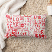 ラブドールを使ったシームレスな手描きの背景 ランバークッション (ブランケット)