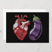 ラブナスおもしろいゲイプライドユーモアLGBTQジョーク 招待状 (正面/裏面)