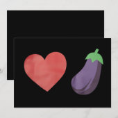 ラブナスおもしろいゲイLGBTQプライド 招待状 (正面/裏面)