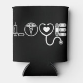 ラブナースかわいいナースERナースRNナースCNAナース 缶クーラー (正面)