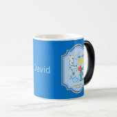 ラブナースユダヤ人ライフハッピーハヌカー モーフィングマグカップ (正面右)