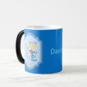 ラブナースユダヤ人ライフハッピーハヌカー モーフィングマグカップ (正面左)