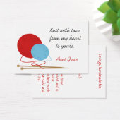 ラブニッターのつるラベルで編む (デスク)