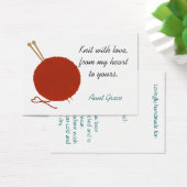 ラブニッターのつるラベルで (デスク)