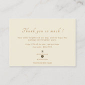 ラブニュートラル割引ギフト券で作る 名刺 (裏面)