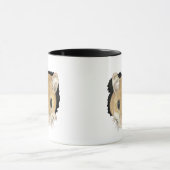 ラブネズミマウスそんなに私のおもしろい引用文マグ マグカップ (中央)