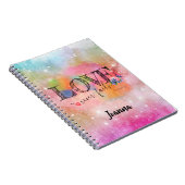 ラブネーブレスパステル聖なる書物、 経典 ノートブック (右側)