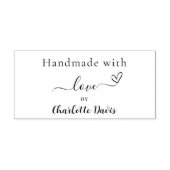 ラブネームスクリプトで手作り セルフインキングスタンプ (デザイン)