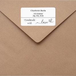 ラブネームブランドカラー差出人住所 ラベル