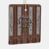 ラブノックオンフロントドアオーナメント セラミックオーナメント (右)