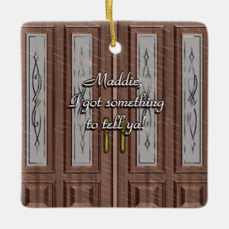 ラブノックオンフロントドアオーナメント セラミックオーナメント