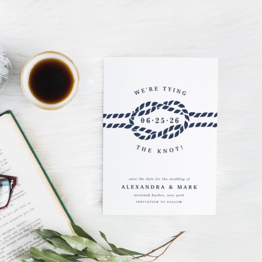 ラブノット日付カードを保存 セーブザデート