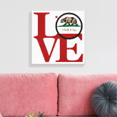 ラブノブヒルアート キャンバスプリント (インサイチュ (リビング))