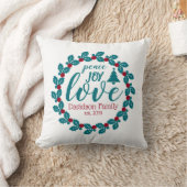 ラブノルディックスカンディアパーソナライズされたリース クッション (ブランケット)