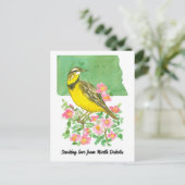 ラブノースダコタメドウラルクバラの送信 ポストカード (スタンド正面)